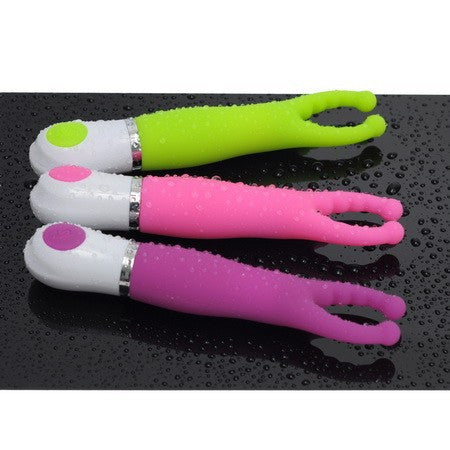 2017 New Sex Products Silicone Nipple 7 Functions  Breast Vibrator