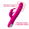 Rechargeable 360 Rotating Vibrating Super 7 Speed Sex Toy For Woman